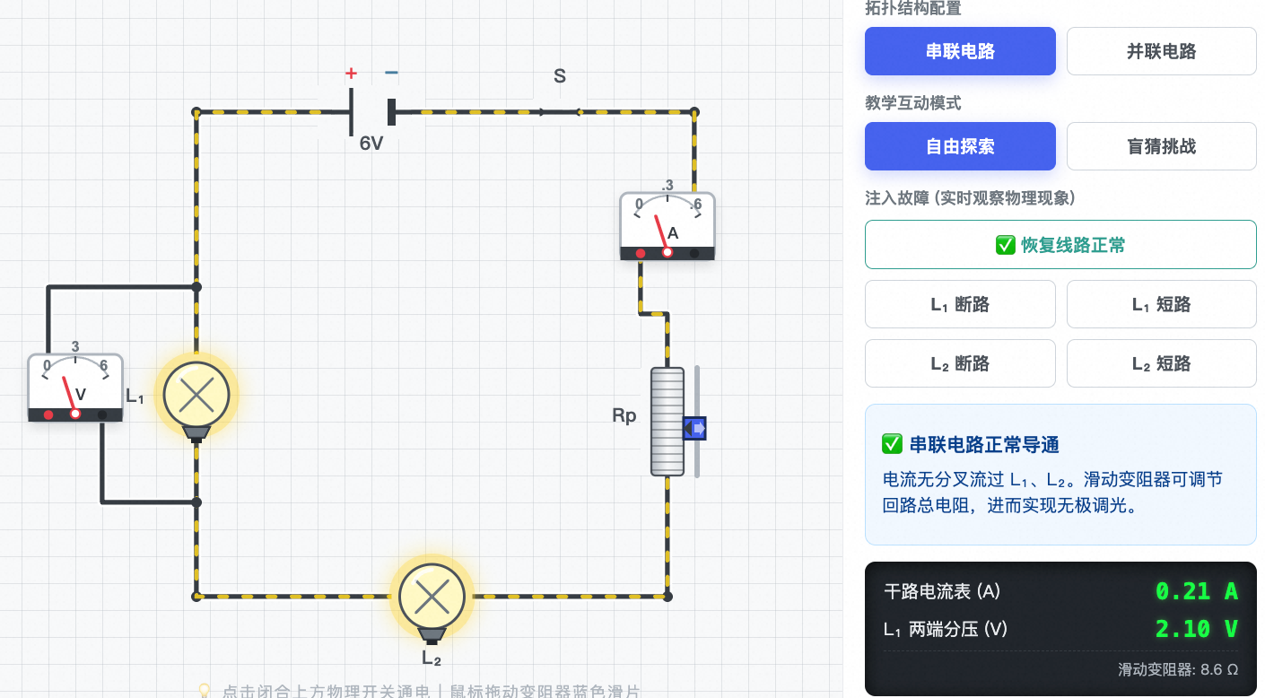 初中电路故障分析（多情况分析）