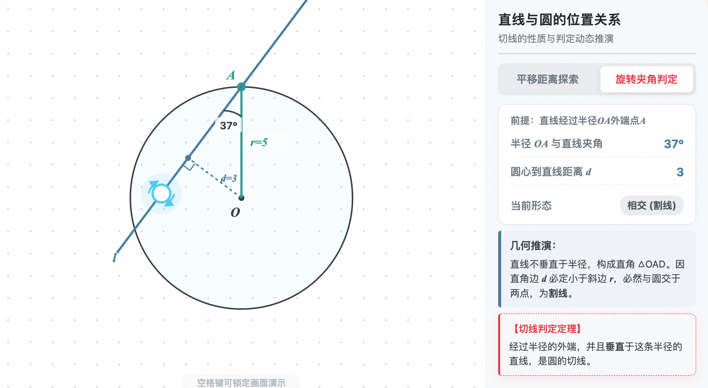 直线与圆的关系（切线的性质与判定）